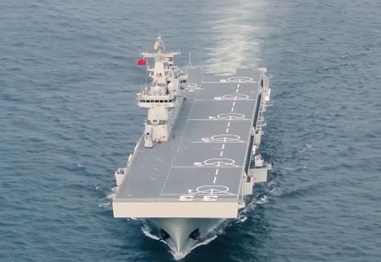 海軍新篇章，075型三號艦正式入列，海軍新篇章，075型三號艦正式入列啟航