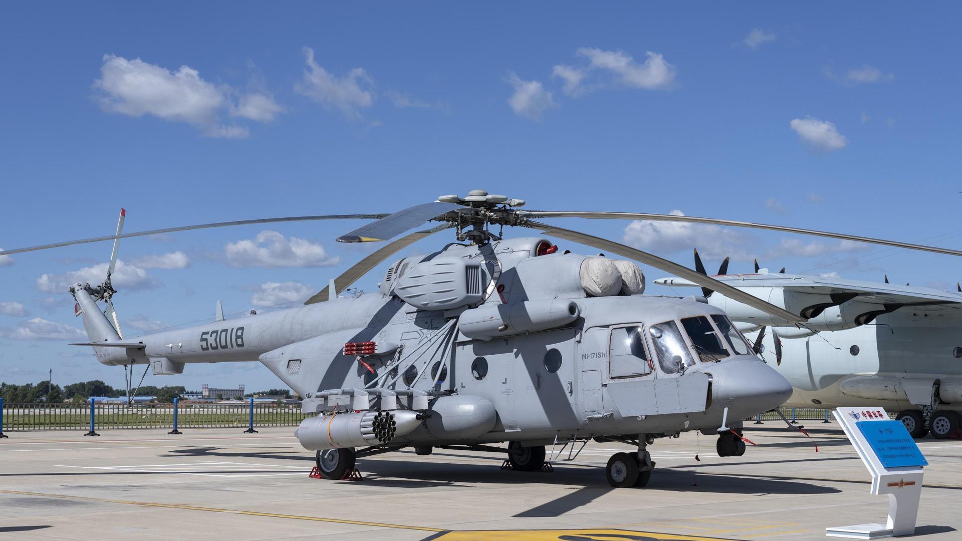 米-171SH武裝直升機(jī)，空中力量的璀璨明珠，米-171SH武裝直升機(jī)，空中璀璨明珠的震撼展現(xiàn)