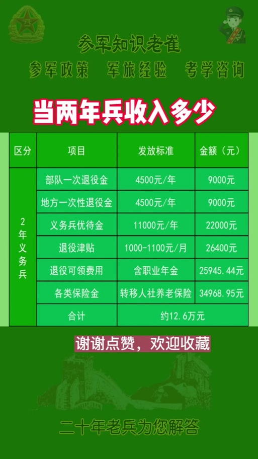 關(guān)于義務(wù)兵兩年能拿多少錢(qián)的全面解析，全面解析，義務(wù)兵兩年收入概覽